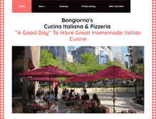 Tablet Screenshot of bongiornoschicago.com